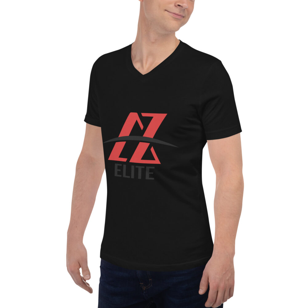 Unisex Short Sleeve V-Neck T-Shirt - Image 3