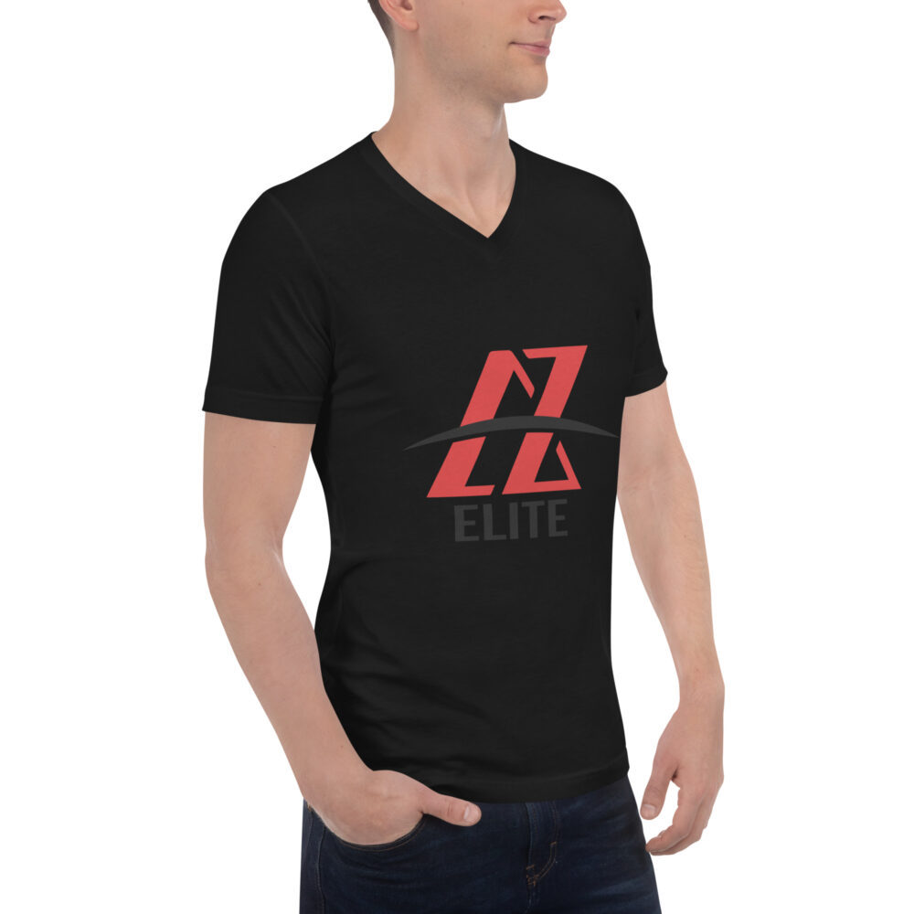 Unisex Short Sleeve V-Neck T-Shirt - Image 2